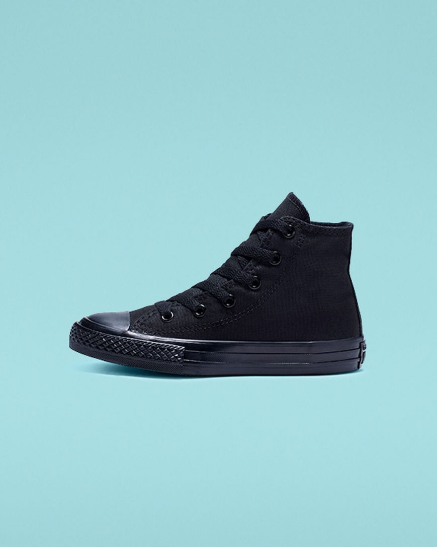 Tenisky Vysoke Converse Chuck Taylor All Star Klasické Chlapcenske Čierne | SK BYPNK3